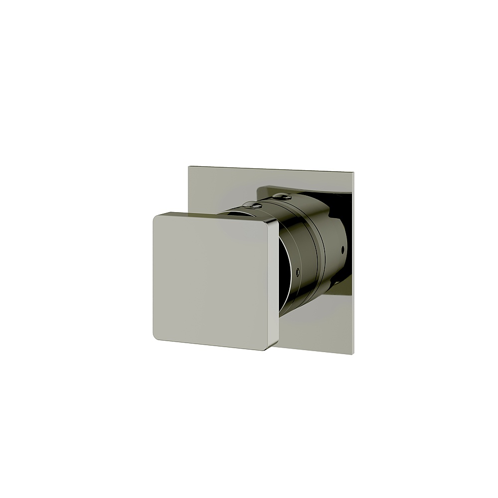 Aquabrass ABST93823PN Shower Trims SquareTrim Set 2-Way Non-Shared for 61934 Diverter - Polished Nickel