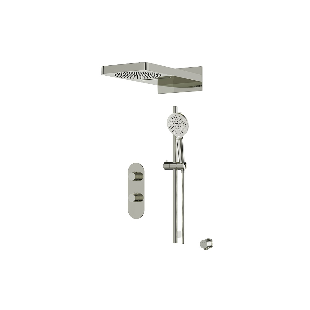 Aquabrass ABSZSHOWERBOX04PN Showerbox Shower Faucet 3-Way Shared - Polished Nickel