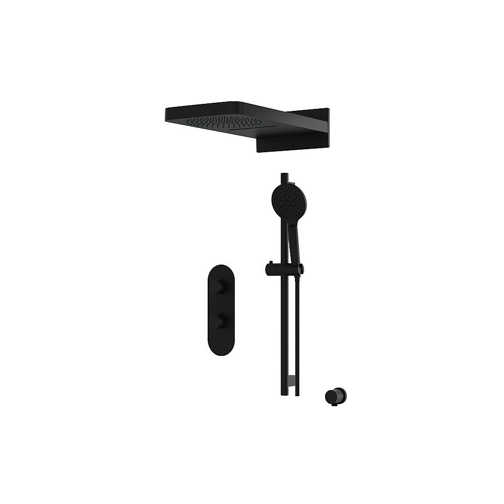 Aquabrass ABSZSHOWERBOX04GEBK Showerbox Shower Faucet 3-Way Non Shared - Electro Black