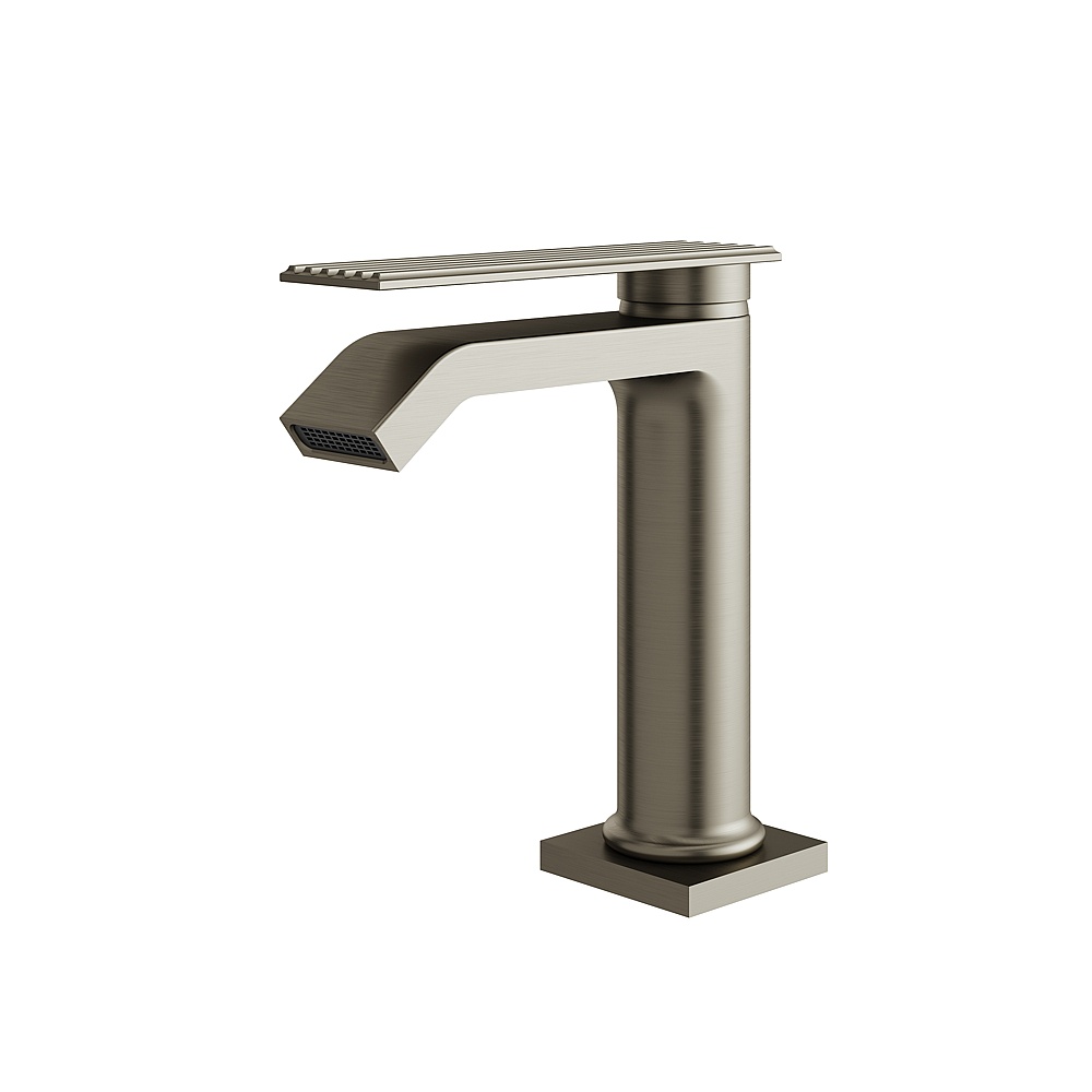 Aquabrass ABFB34114BBC Tosca Single-Hole Lavatory Faucet - Brushed Black Chrome