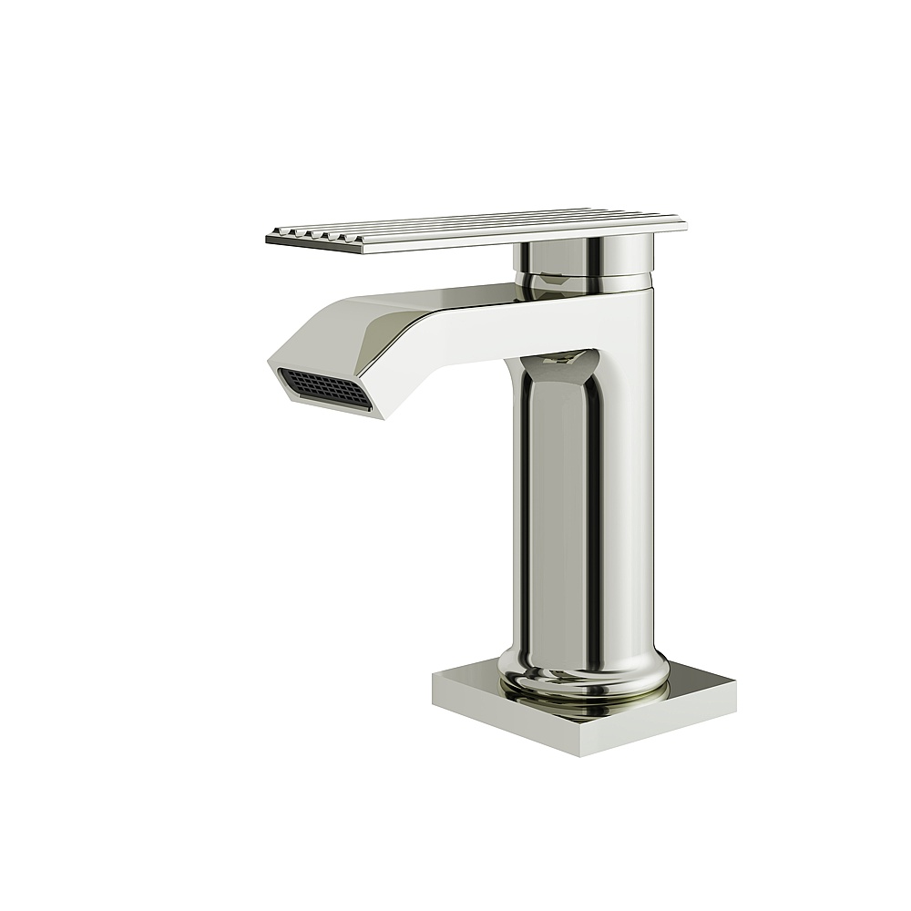 Aquabrass ABFB34144PN Tosca Short Single-Hole Lavatory Faucet - Polished Nickel