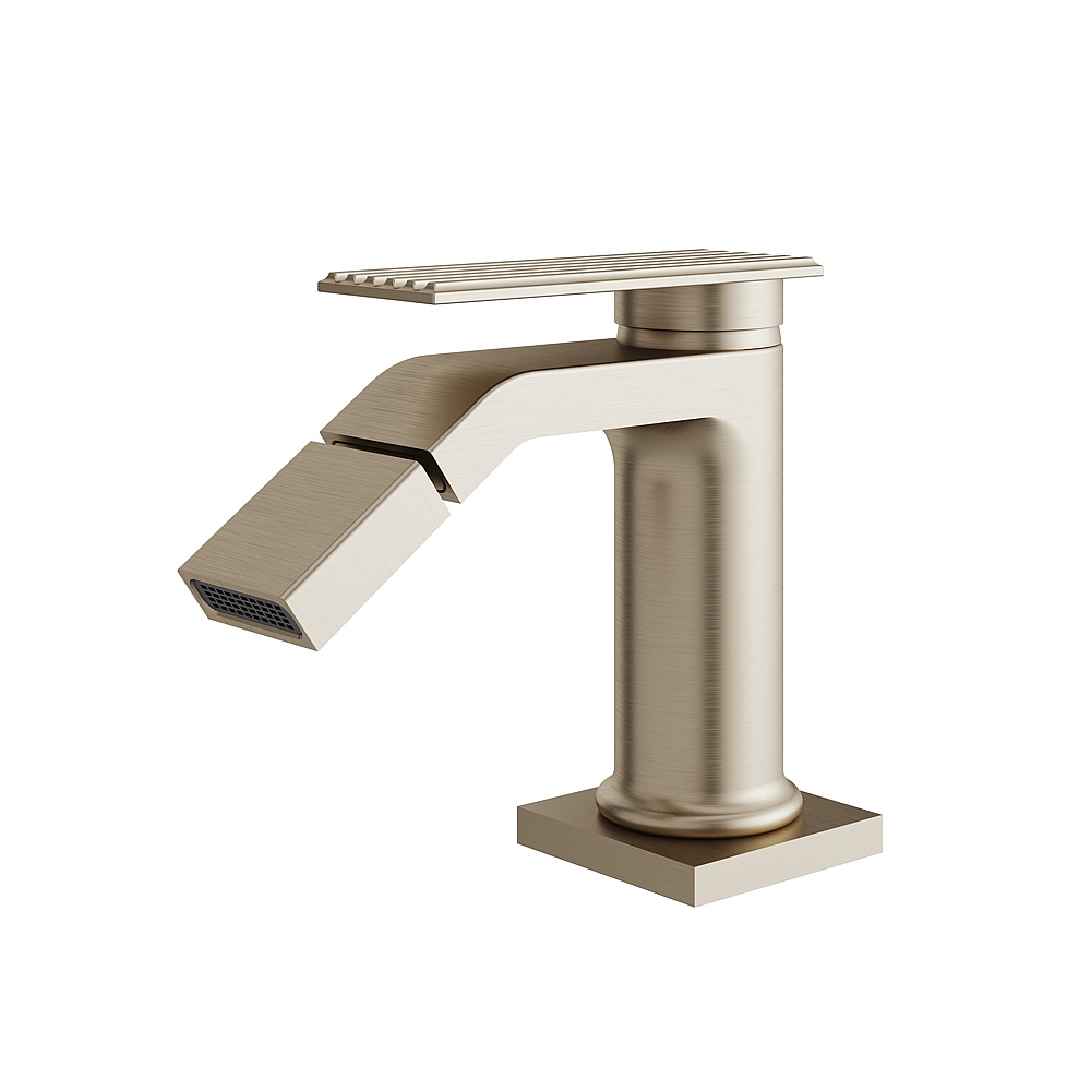 Aquabrass ABFB34124BN Tosca Single-Hole Bidet Faucet - Brushed Nickel