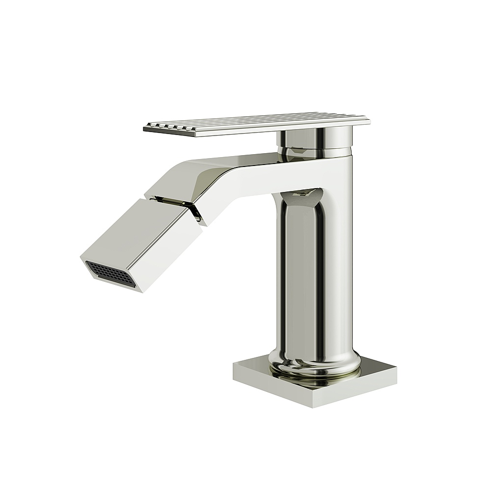 Aquabrass ABFB34124PN Tosca Single-Hole Bidet Faucet - Polished Nickel