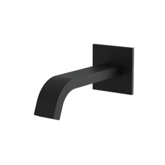 Aquabrass ABSC34032BK Tosca Wall Tub Spout - Black