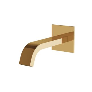 Aquabrass ABSC34032PGD Tosca Wall Tub Spout - Polished Gold