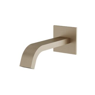 Aquabrass ABSC34032BN Tosca Wall Tub Spout - Brushed Nickel