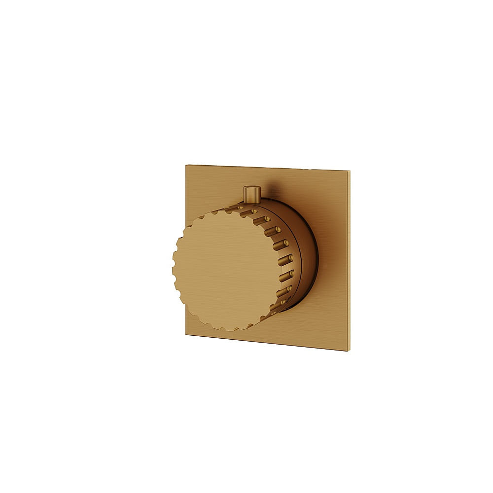 Aquabrass ABSTSR0634BGD Tosca Trim Set for N1206 Valve - Brushed Gold