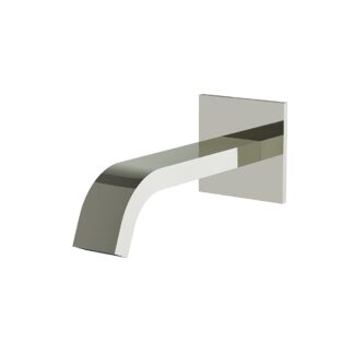 Aquabrass ABSC34032PN Tosca Wall Tub Spout - Polished Nickel