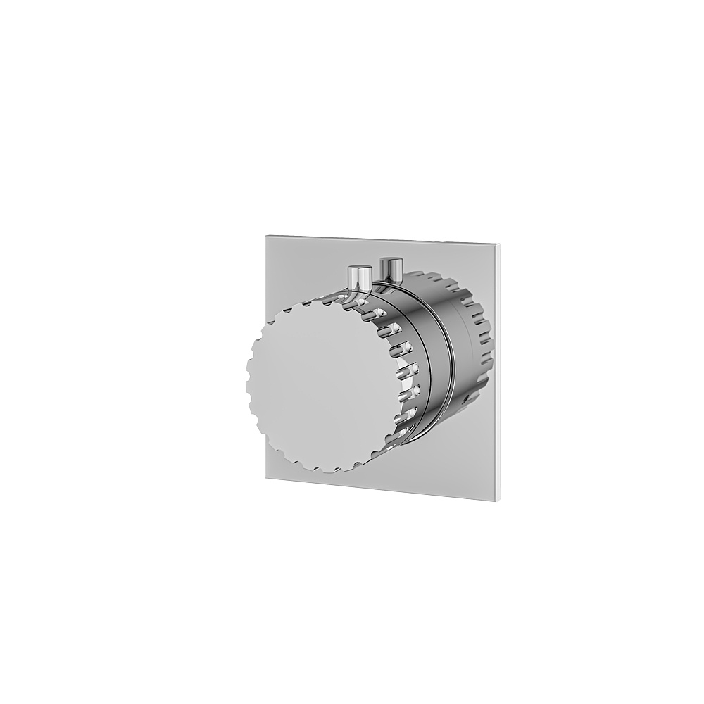 Aquabrass ABSTSR1234PC Tosca Trim Set 2-Way Non Shared for 61934 Valve - Polished Chrome