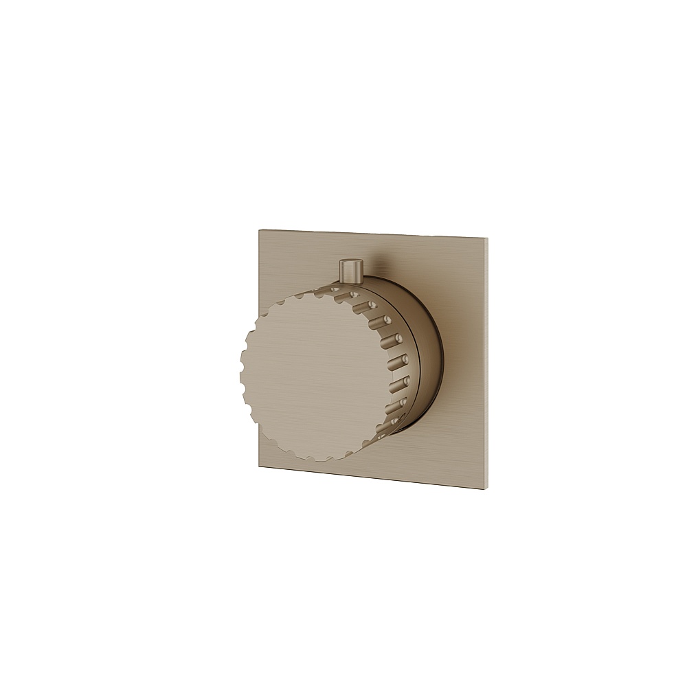 Aquabrass ABSTSR2334BN Tosca Trim Set 3-Way Shared for 61934 Valve - Brushed Nickel