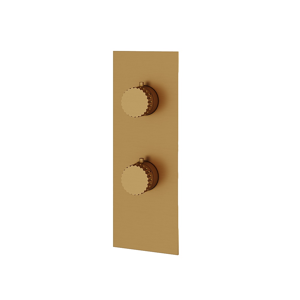 Aquabrass ABSTSR9234BGD Tosca Trim Set 2-Way Non Shared for T12123 - Brushed Gold
