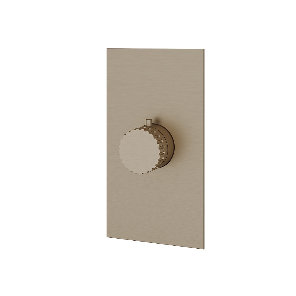 Aquabrass ABSTSR3034BN Tosca Trim Set for T12000 Valve - Brushed Nickel