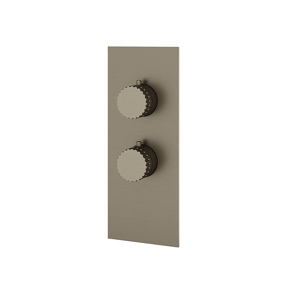 Aquabrass ABSTSR3134BBC Tosca Trim Set for T12001 Valve - Brushed Black Chrome