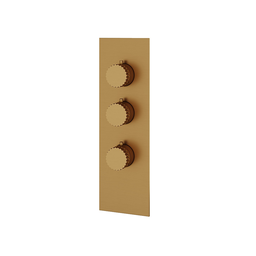Aquabrass ABSTSR3234BGD Tosca Trim Set for T12002 Valve - Brushed Gold