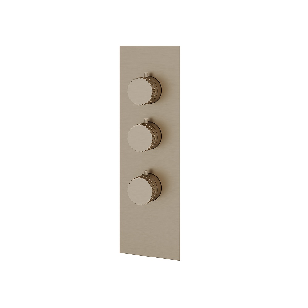 Aquabrass ABSTSR3234BN Tosca Trim Set for T12002 Valve - Brushed Nickel