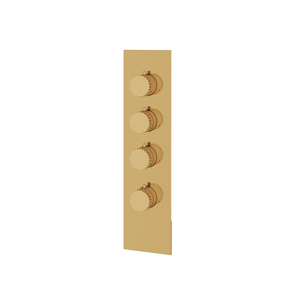 Aquabrass ABSTSR3334PGD Tosca Trim Set for T12003 Valve - Polished Gold