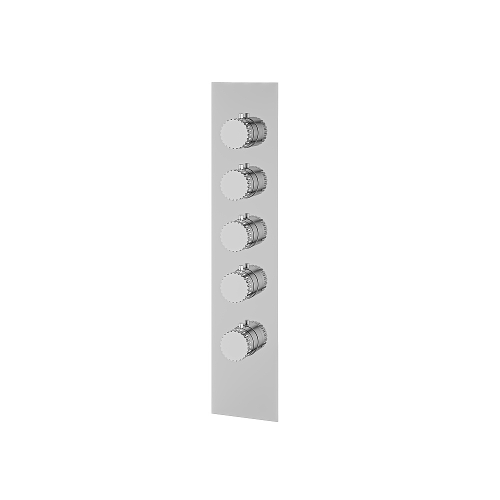Aquabrass ABSTSR3434PC Tosca Trim Set for T12004 Valve - Polished Chrome