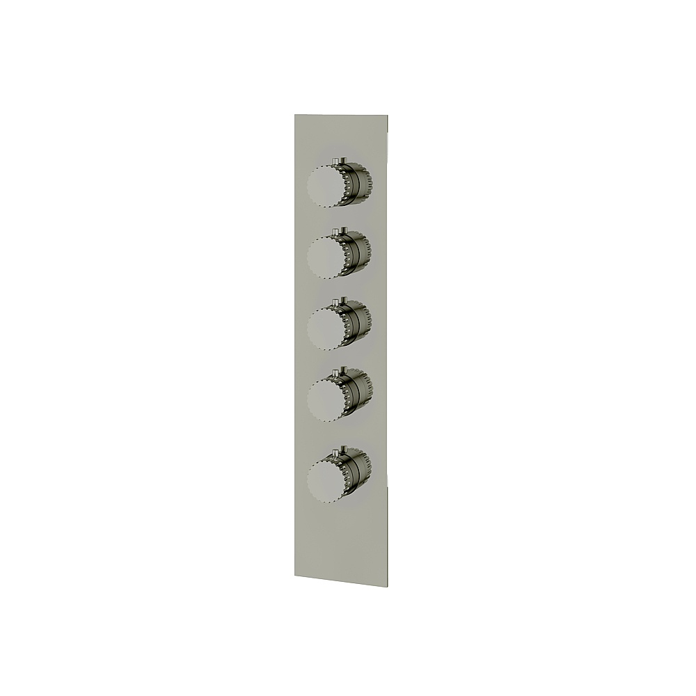 Aquabrass ABSTSR3434PN Tosca Trim Set for T12004 Valve - Polished Nickel