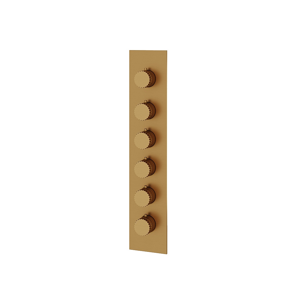 Aquabrass ABSTSR3534BGD Tosca Trim Set for T12005 Valve - Brushed Gold