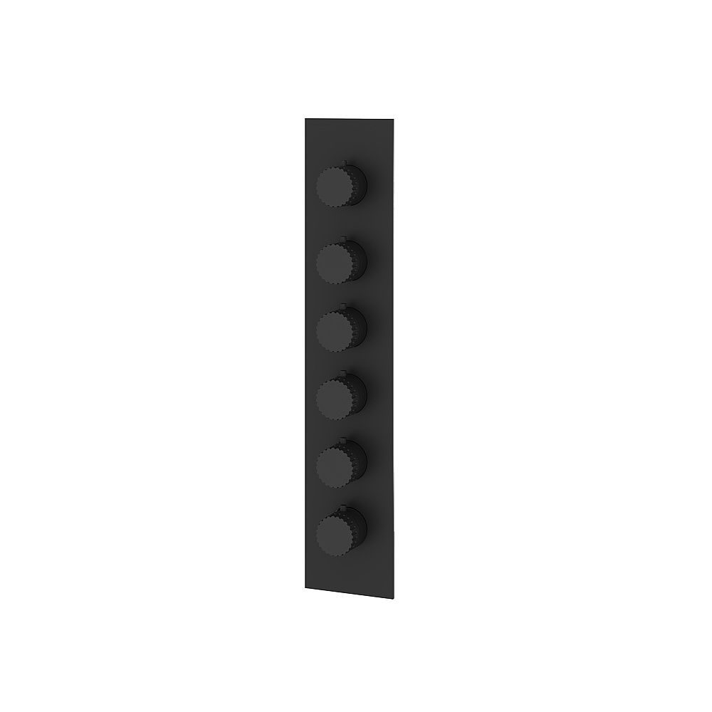 Aquabrass ABSTSR3534BK Tosca Trim Set for T12005 Valve - Black