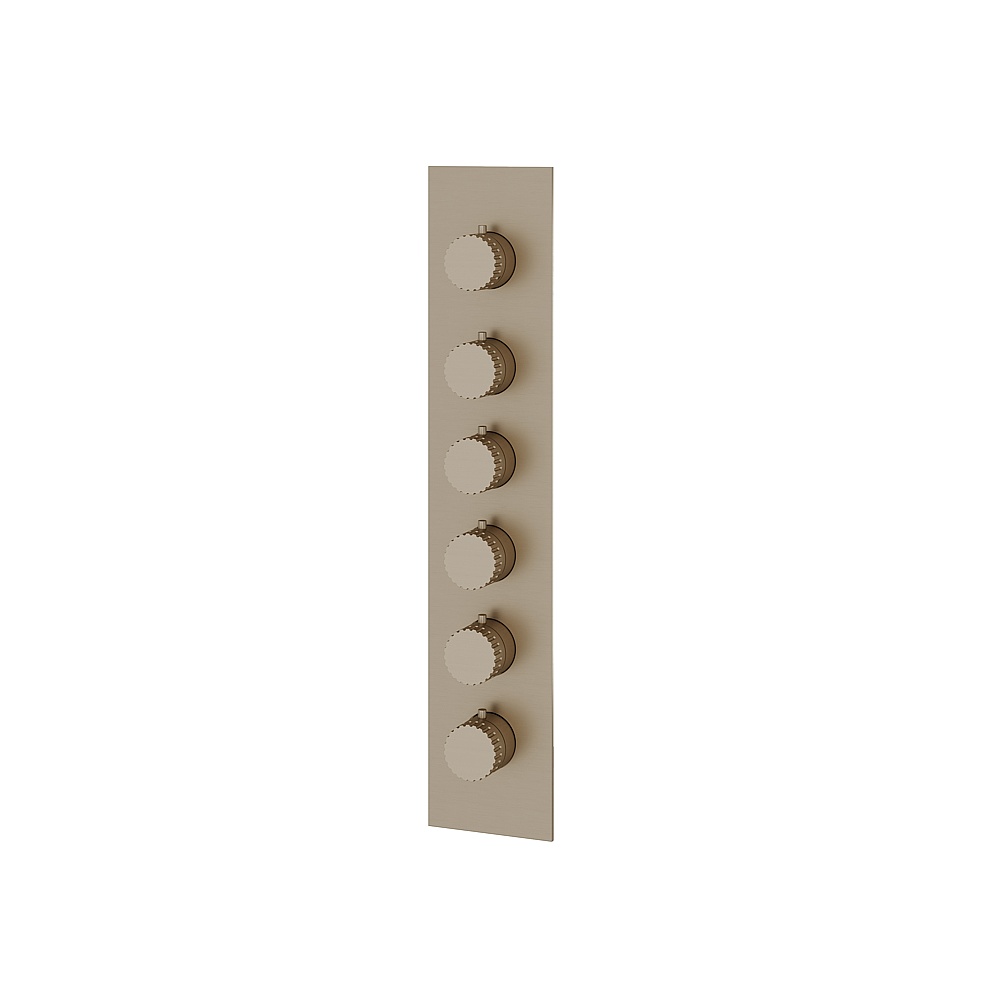 Aquabrass ABSTSR3534BN Tosca Trim Set for T12005 Valve - Brushed Nickel