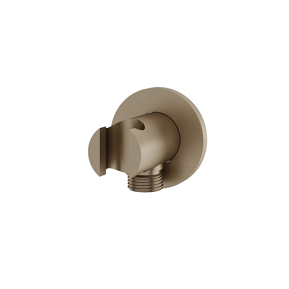 Aquabrass ABSCRWH17BN Waterways Round Waterway with Hook - Brushed Nickel