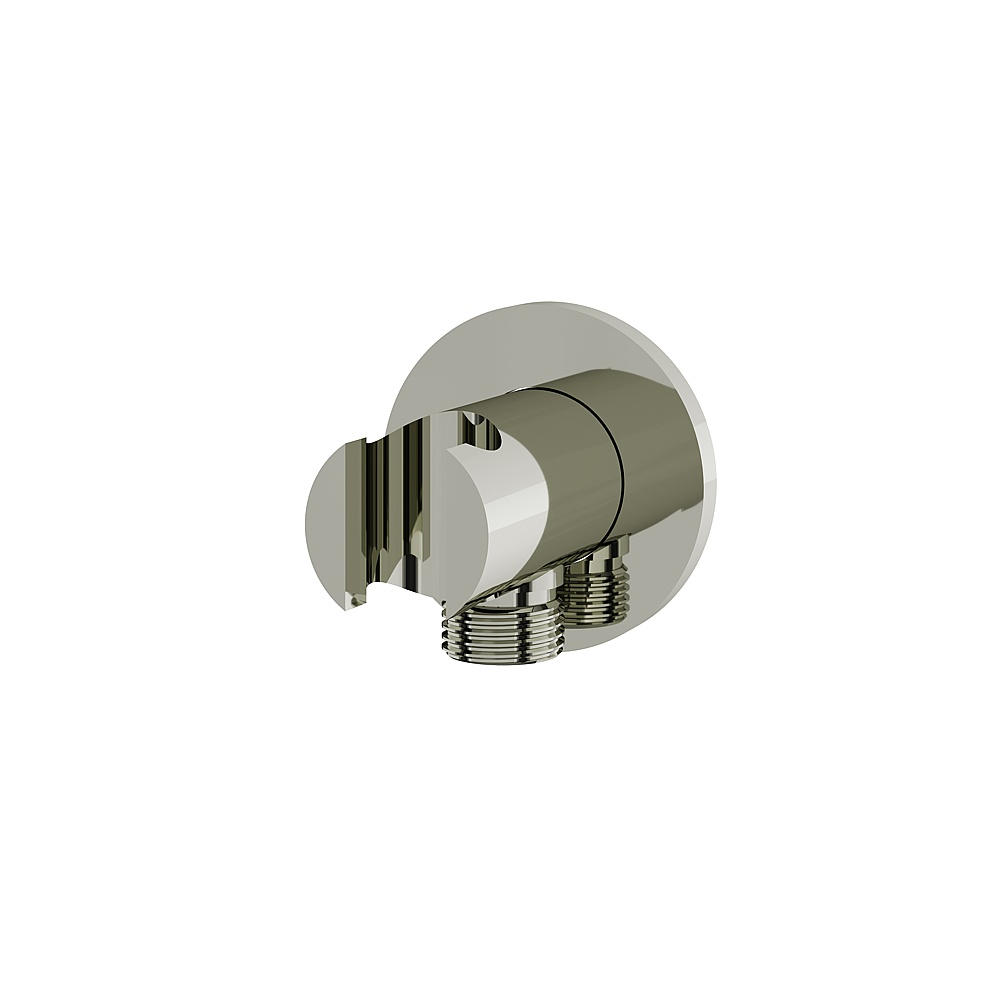 Aquabrass ABSCRWH17PN Waterways Round Waterway with Hook - Polished Nickel