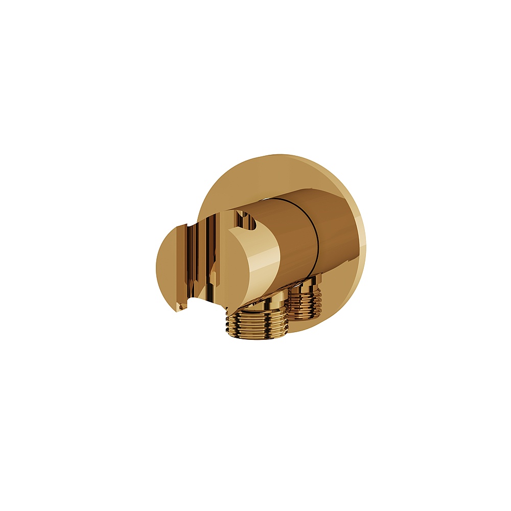 Aquabrass ABSCRWH17PGD Waterways Round Waterway with Hook - Polished Gold