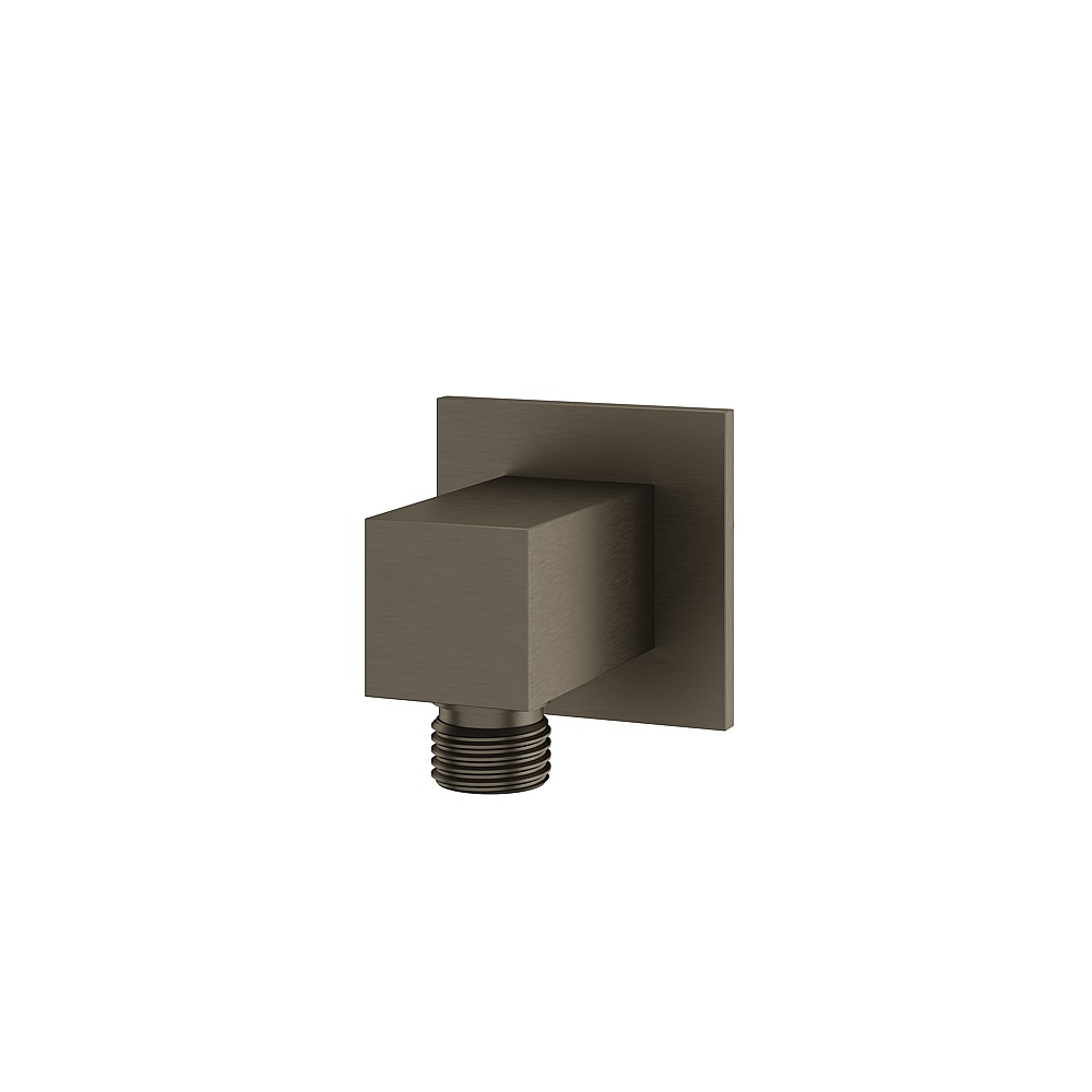 Aquabrass ABSCSWW08BBC Waterways Square Waterway - Brushed Black Chrome