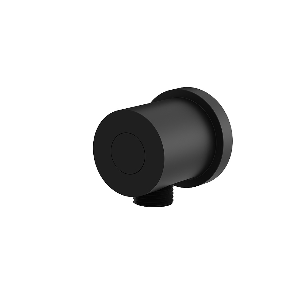 Aquabrass ABSC01409EBK Waterways Adjustable Round Waterway - Electro Black