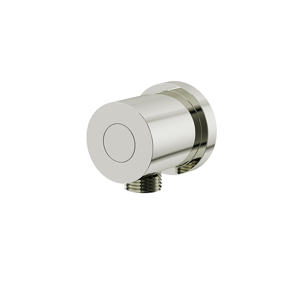 Aquabrass ABSC01409PN Waterways Adjustable Round Waterway - Polished Nickel