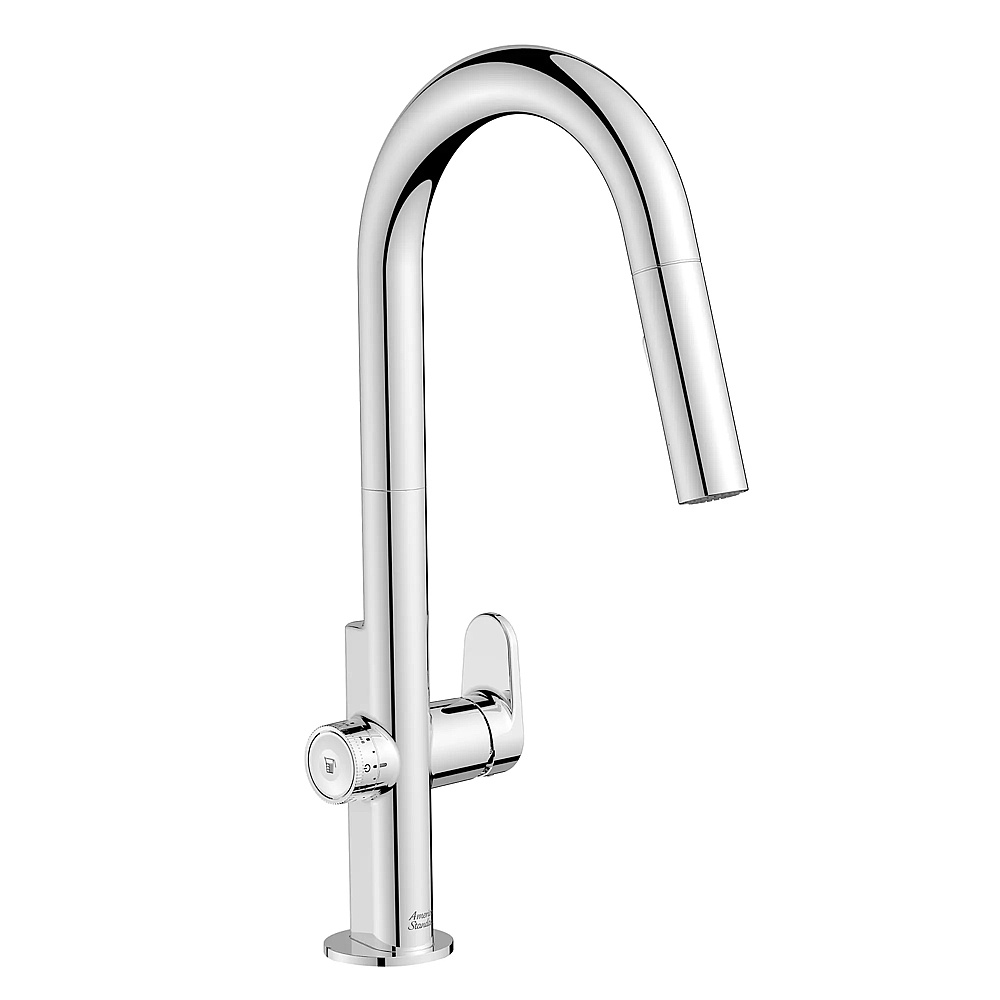 American Standard 4931360.002 Beale MeasureFill 2-Handle Pull-Down Dual Spray Kitchen Faucet 1.5 gpm/5.7 L/min With MeasureFill Dial - Polished Chrome