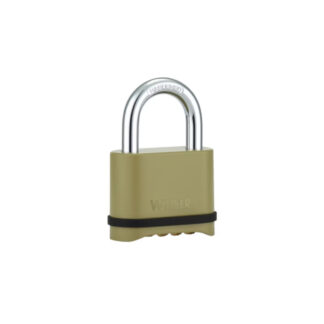 Weiser Laminated Steel Padlock – SmartKey, Boron Carbide Shackle, 2-Inch Body, Weather Cover, For Gates And Storage
